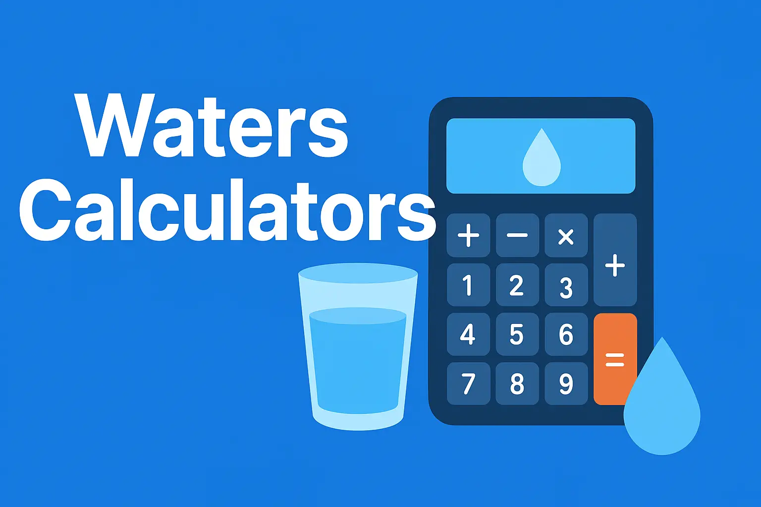 Waters calculators - Best online water calculation tool with accurate results